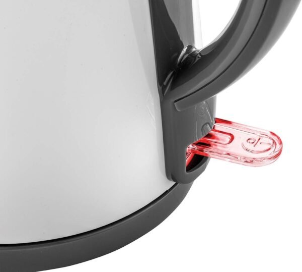 ⁦BLACK+DECKER Cordless Electric Kettle, 2200W, 1.7L Capacity, Quick Boiling, Lightweight Design, 360° Swivel Base, Auto Shut-Off, Boil-Dry Protection, Concealed Heating Plate, White - JC70-B5 Buy Online at Best Price in UAE - Amazon.ae⁩ - الصورة ⁦10⁩