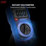 ⁦CEM Digital Multimeter TRMS 2000 Auto-ranging Counts,Multimeter featuring 0.5% DC and 0.8% Resistance measure accuracy,Voltage Tester for AC/DC Current Resistance Continuity Diode for Home Industrial Buy Online at Best Price in UAE - Amazon.ae⁩ - الصورة ⁦14⁩