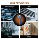 CEM Infrared Thermometer Temperature Gun,Instant Read Temperature Gun with Color Audible Alarm for Home Repair and Industrial Maintain,IR 1.0% Laser Thermal Scanner -50~380°C,Not for Use on Humans  Amazon.ae: Kitchen - Image 12