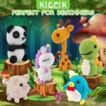 ⁦6Pcs Crochet Kit for Beginners, Crochet Animal Kits，Knitting Kit for Kids Adults with Step by Step Videos Tutorials, Knitting Kit for Kids Great Birthday Holiday Gift, DIY Keychain Pendants(Set -02)  Amazon.ae: Arts & Crafts⁩ - الصورة ⁦6⁩