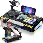Kids DJ Mixer Controller Table Musical Toy Electronic Toy with Microphone Piano for Kid, DJ Board Key Musical Instruments Birthday Gift Toys for 3 4 5 6 7 Year Old Boy Girl (black) Buy Online at Best Price in UAE - Amazon.ae
