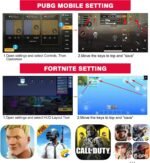 DELAM Mobile Game Controller with L1R1 L2R2 Triggers, PUBG Mobile Controller 6 Fingers Operation, Joystick Remote Grip Shooting Aim Keys for 4.7-6.5" iPhone Android iOS Cellphone Gamepad Accessories  Amazon.ae: Electronics - Image 12