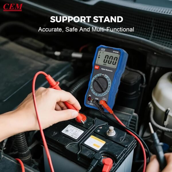 ⁦CEM Digital Multimeter TRMS 2000 Auto-ranging Counts,Multimeter featuring 0.5% DC and 0.8% Resistance measure accuracy,Voltage Tester for AC/DC Current Resistance Continuity Diode for Home Industrial Buy Online at Best Price in UAE - Amazon.ae⁩ - الصورة ⁦16⁩