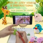 6Pcs Crochet Kit for Beginners, Crochet Animal Kits，Knitting Kit for Kids Adults with Step by Step Videos Tutorials, Knitting Kit for Kids Great Birthday Holiday Gift, DIY Keychain Pendants(Set -02)  Amazon.ae: Arts & Crafts