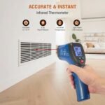CEM Infrared Thermometer Temperature Gun,Instant Read Temperature Gun with Color Audible Alarm for Home Repair and Industrial Maintain,IR 1.0% Laser Thermal Scanner -50~380°C,Not for Use on Humans  Amazon.ae: Kitchen - Image 11