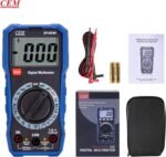 ⁦CEM Digital Multimeter TRMS 2000 Auto-ranging Counts,Multimeter featuring 0.5% DC and 0.8% Resistance measure accuracy,Voltage Tester for AC/DC Current Resistance Continuity Diode for Home Industrial Buy Online at Best Price in UAE - Amazon.ae⁩ - الصورة ⁦18⁩