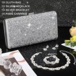SYOSI Rhinestone Clutch Purse and 4-Piece Jewelry Set for Women | Elegant Sparkling Evening Accessories for Weddings, Bridal Events, Proms, and Formal Parties (188 characters) Buy Online at Best Price in UAE - Amazon.ae - Image 13